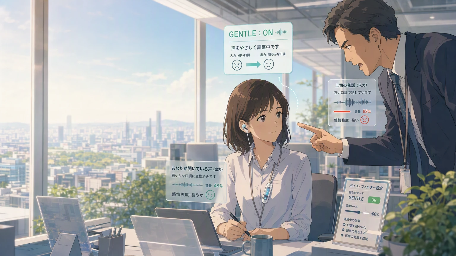 声の着せ替え