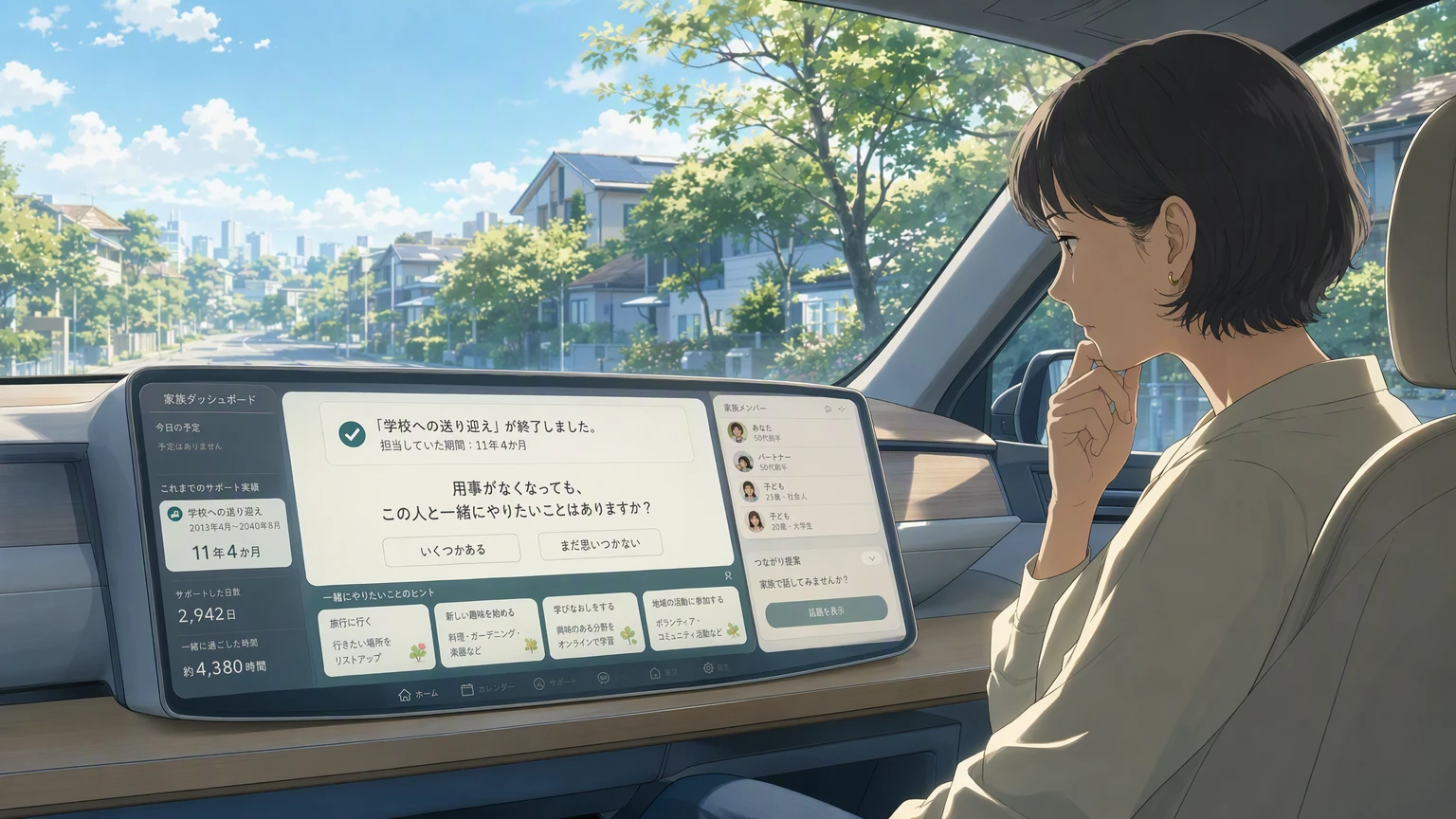 用事のない家族
