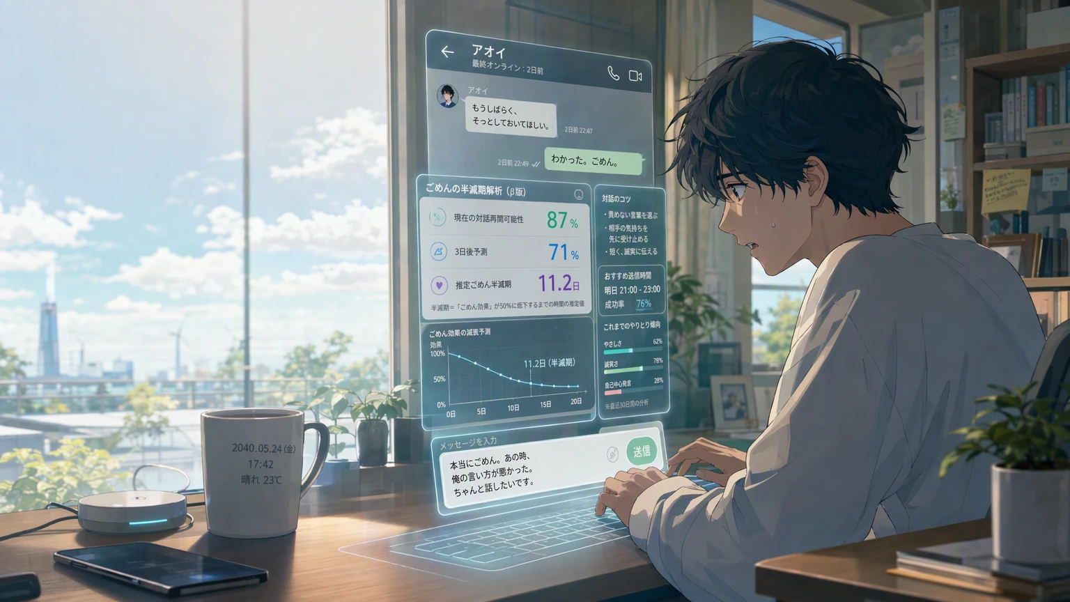 ごめんの半減期