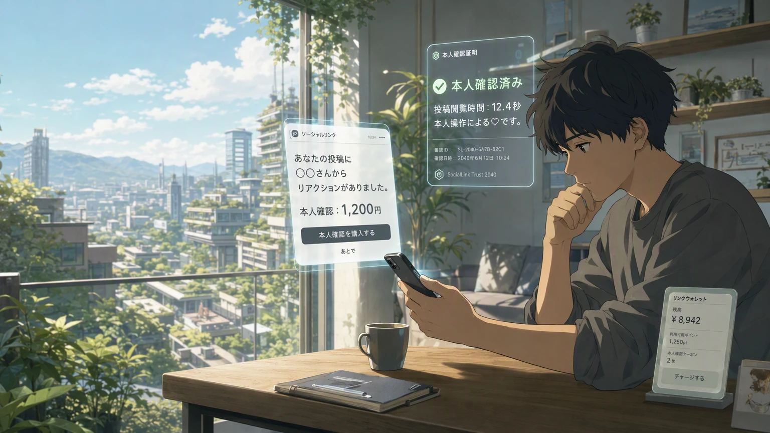 本人が押しました。
