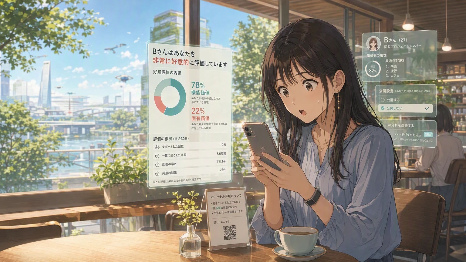 どこ見てるの？